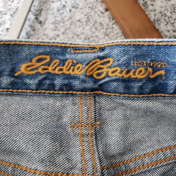 Eddie Bauer Straight Classic Fit Blue Jeans Mens Sz 40Tx36 (39 X‎ 34.5 Actual) - Picture 8 of 15